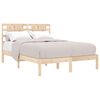 vidaXL Bed Frame without Mattress 200x200 cm Solid Wood Pine