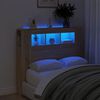 vidaXL LED Headboard Sonoma Oak 120x18.5x103.5 cm Engineered Wood