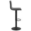 vidaXL Bar Stools 2 pcs Dark Grey Velvet