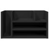 vidaXL Desk Organiser Black 44.5x24x25 cm Engineered wood