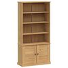 vidaXL Bookcase "VIGO" 85x35x170 cm Solid Wood Pine