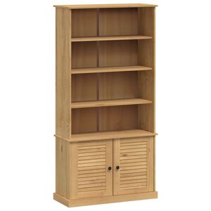 vidaXL Bookcase "VIGO" 85x35x170 cm Solid Wood Pine