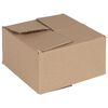 vidaXL Folding Box 50 pcs Natural 15 x 15 x 8 cm Cardboard