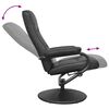 vidaXL Recliner Chair Black 66.5 x 75 x 99 cm Faux leather