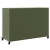 vidaXL Sideboard Olive Green 100.5x39x72 cm Steel