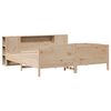 vidaXL Bookcase Bed without Mattress 180x200cm Solid Wood Pine