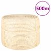 vidaXL Rope 100% Sisal 10 mm 500 m