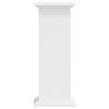 vidaXL Plant Stand White 33x33x80 cm Engineered Wood