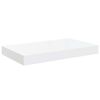 vidaXL Floating Wall Shelves 2 pcs High Gloss White 40x23x3.8 cm MDF