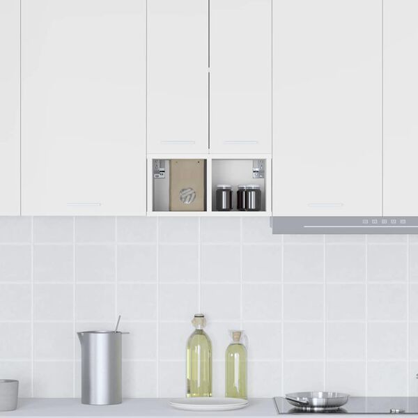 vidaXL Hanging Cabinet White 20 x 29.5 x 40 cm Engineered Wood