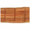 vidaXL Table Top 110x60x2.5 cm Rectangular&nbsp;Solid Wood Acacia Live Edge