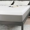 vidaXL Mattress Topper White 140 x 200 x 7 cm Jaquard Fabric