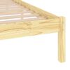 vidaXL Bed Frame without Mattress Solid Wood Small Single
