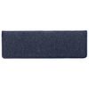 vidaXL Stair Mats 15 pcs 65x21x4 cm Dark Grey and Blue Rectangular Edge