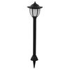 vidaXL Outdoor Solar Lamps 3 pcs LED Black