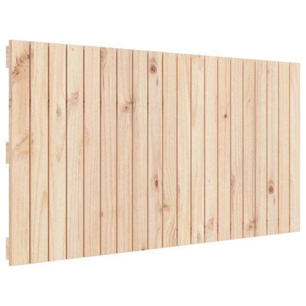 vidaXL Wall Headboard 127.5x3x60 cm Solid Wood Pine