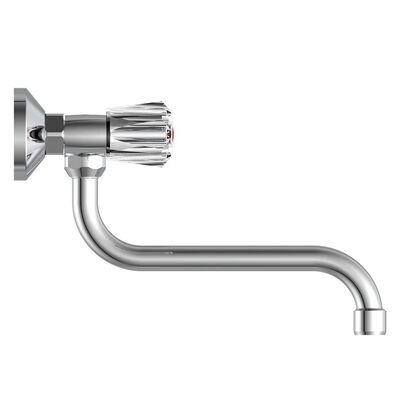 SCHÜTTE 2-Handle Wall Sink Mixer BRILLANT Chrome