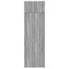 vidaXL Storage Cabinet Grey Sonoma 70x42.5x225 cm Engineered Wood