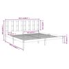 vidaXL Bed Frame without Mattress Honey Brown 200x200 cm Solid Wood Pine