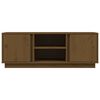 vidaXL TV Cabinet Honey Brown 110x35x40.5 cm Solid Wood Pine