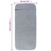 vidaXL Beach Towels 6 pcs Grey 60x135 cm Fabric 400 GSM