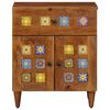 vidaXL Bedside Cabinet Brown 50 x 33 x 60 cm Solid Mango Wood