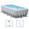 Intex Swimming Pool Set Prism Frame Rectangular 400x200x100 cm