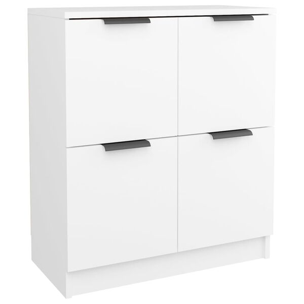 vidaXL Sideboards 2 pcs White 60x30x70 cm Engineered Wood