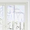 vidaXL Window Film Frosted Bamboo Pattern 45x500 cm PVC