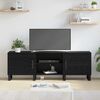 vidaXL TV Cabinet Black Oak 150 x 30 x 50 cm Engineered Wood