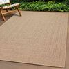 vidaXL Rug ZIZUR Beige 80x250 cm Jute Look Indoor and Outdoor