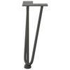vidaXL Hairpin Legs for Coffee Table 4 pcs Anthracite 30 cm Solid Steel