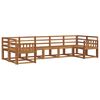 vidaXL Outdoor Sofa Set 7 pcs Natural Solid Acacia Wood