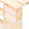 vidaXL Garden Pallet Ottoman Wood