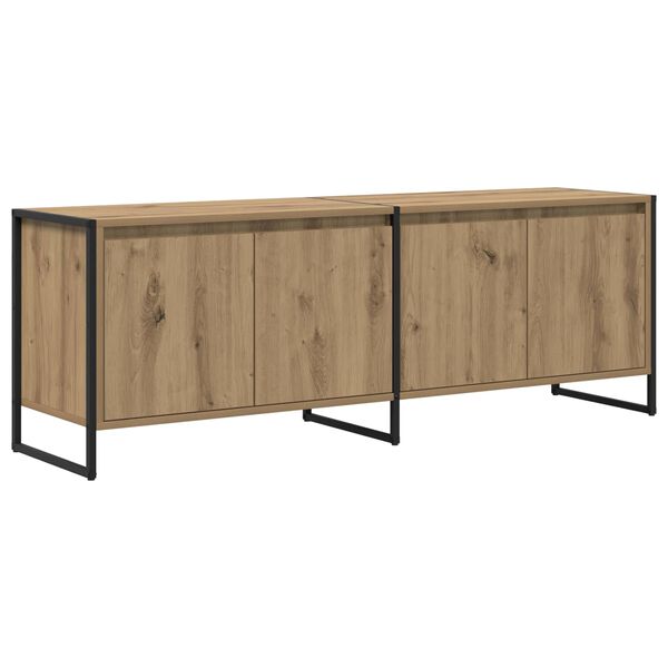 vidaXL TV Cabinet Artisian Oak 140 x 36 x 49.5 cm Engineered Wood