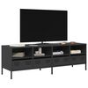 vidaXL TV Cabinet Black 135x39x43.5 cm Cold-rolled Steel
