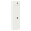 vidaXL Storage Cabinet 2 pcs White 60 x 40 x 220 cm Steel Lockable