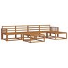 vidaXL Outdoor Sofa Set 6 pcs Natural Solid Acacia Wood