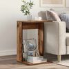 vidaXL Side Table Old Wood 40 x 38 x 62.5 cm Engineered Wood