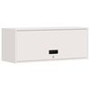 vidaXL Wall Cabinet for Garage with Gas-lift Door White
