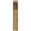 vidaXL Headboard Cabinet Artisan Oak 100x18.5x102.5 cm Engineered Wood