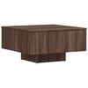 vidaXL Coffee Table Brown Oak 60x60x31,5 cm Engineered Wood