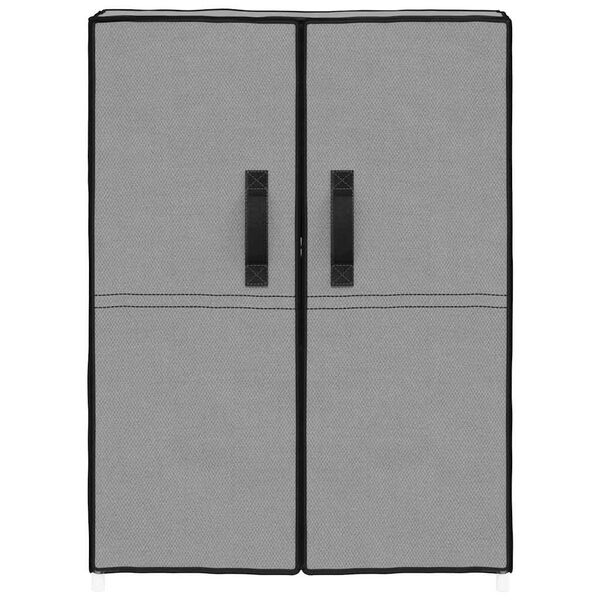 vidaXL Shoe Cabinet Grey 60x28x90 cm Fabric