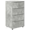 vidaXL Storage Cabinets 60 x 48 x 105 cm Engineered Wood Concrete Grey