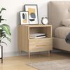 vidaXL Bedside Cabinet Sonoma Oak 40x35x47.5 cm Engineered Wood