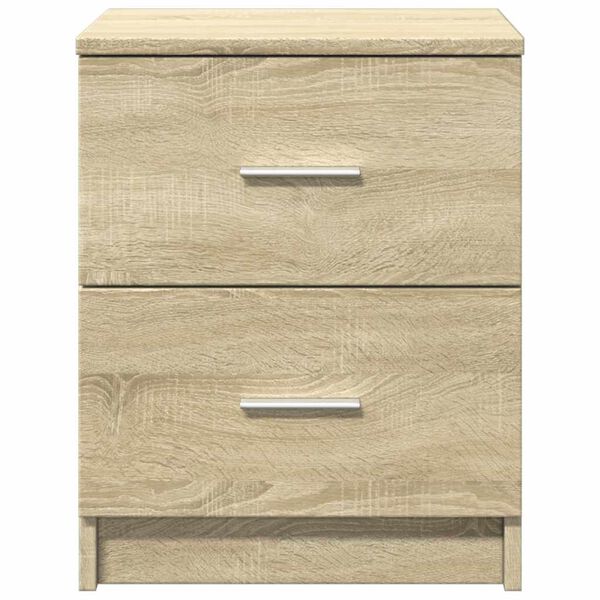 vidaXL Bedside Cabinet with 2 Drawers Sonoma Oak 40x36x50 cm
