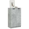 vidaXL Shoe Cabinet Concrete Grey 59x35x100.5 cm Engineered Wood