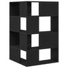 vidaXL Book Cabinet 2 pcs Black Oak 85 x 85 x 140 cm