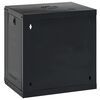 vidaXL Network Cabinet with Storage Black 53 x 45 x 60 cm Steel