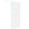 vidaXL Sliding Door 86 x 198.5 cm Engineered Wood White